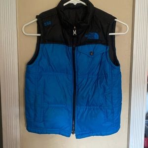 North Face Reversible down vest